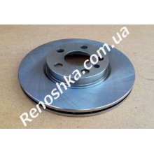 Тормозной диск передний ( 257mm x 20mm ) вентилируемый! цена за 1 шт! для FIAT SCUDO 96 - 07 1.6 220 A2.000 79 л.с.